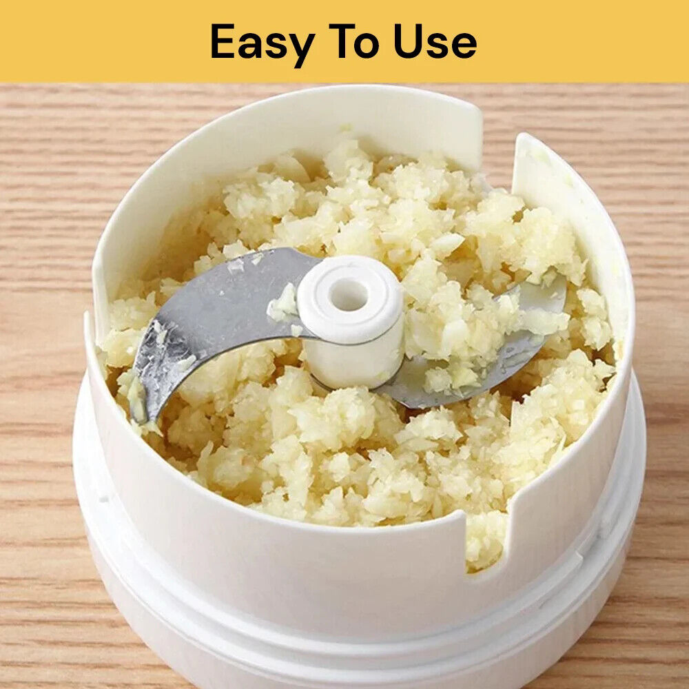 Manual Garlic Onion Chopper Food Meat Mincer Fruit Vegetable Crusher Blender