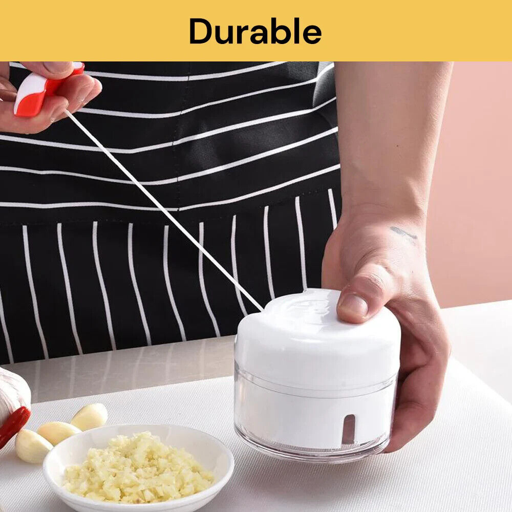 Manual Garlic Onion Chopper Food Meat Mincer Fruit Vegetable Crusher Blender