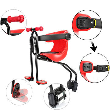 Children's Baby Bicycle Front Seat Foldable Portable Ultralight Bicycle Seat Carrier Cycling Seat Baby Seat Bike Seat