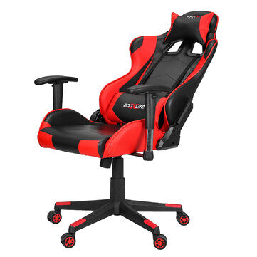 Douxlife® Racing GC-RC01 Gaming Chair Ergonomic Design 180°Reclining with Thick Padded High Back Added Seat Cushion 2D Ajustable Armrest for Home Office