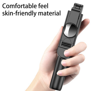 K10S Extendable bluetooth Tripod Selfie Stick With 2-Gear Stepless Dimming Light LED Fill Light for Mobile Phone