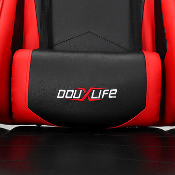 Douxlife® Racing GC-RC01 Gaming Chair Ergonomic Design 180°Reclining with Thick Padded High Back Added Seat Cushion 2D Ajustable Armrest for Home Office