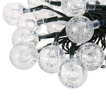 6.5m Solar Powered 30 LEDs String Light Garden Paths Yard Decor Lamp Outdoor Waterproof
