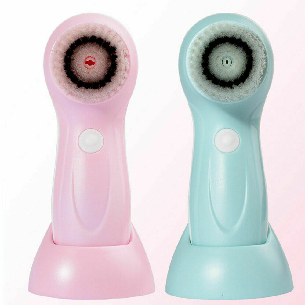 3in1 Electric Facial Brush Skin Care Cleaning Waterproof Massager Face Cleaner