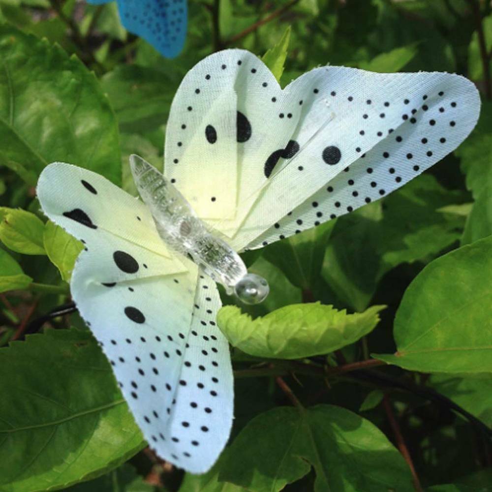 12 LED Solar String Fairy Lights Butterfly