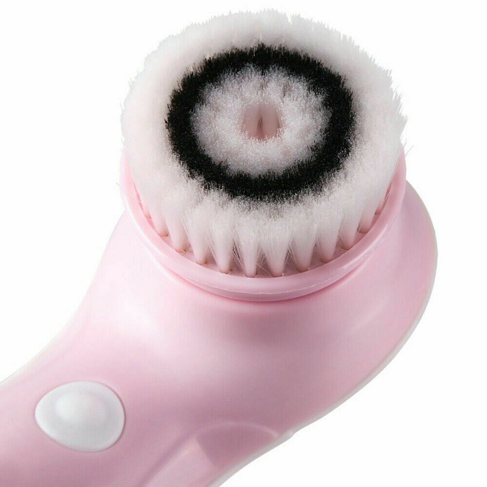 3in1 Electric Facial Brush Skin Care Cleaning Waterproof Massager Face Cleaner