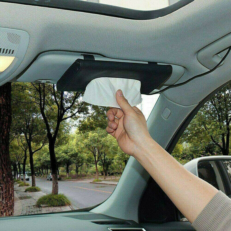 Car Tissue Box Cover Napkin Case Holder Organizer Storage