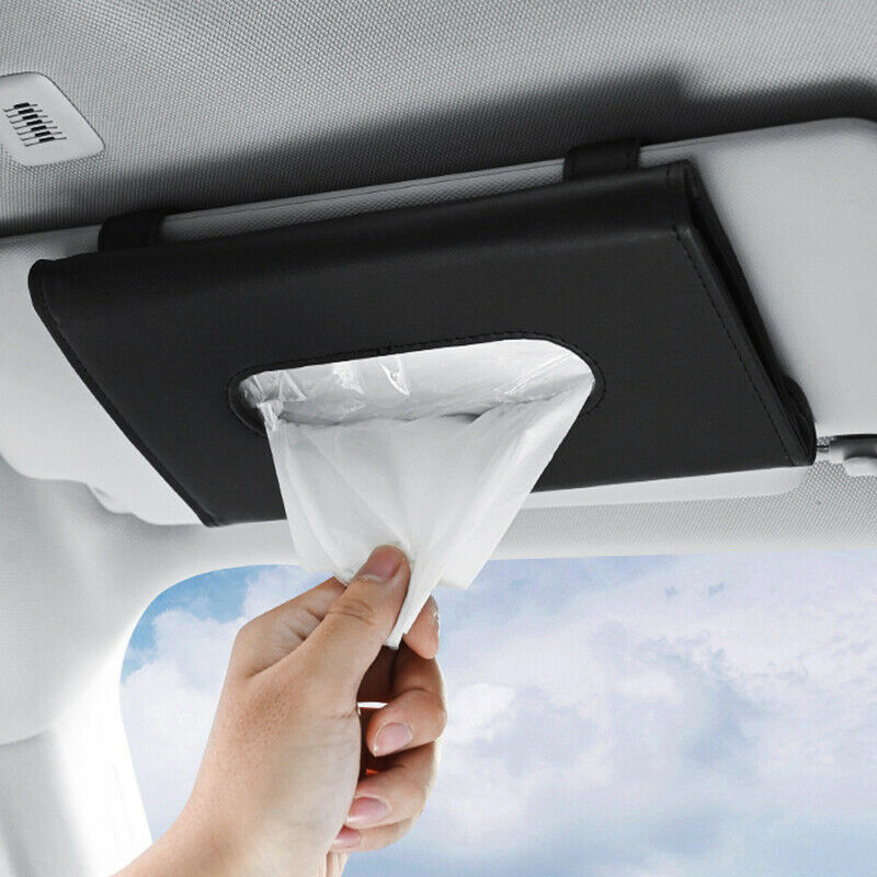Car Tissue Box Cover Napkin Case Holder Organizer Storage