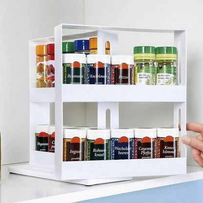 Slide Cabinet Organiser Rack Storage Pantry Kitchen Shelf Spice Jars Can Holder