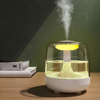 1.2L Air Humidifier Ultrasonic Purifier Diffuser LED Recharg Aroma Essential Oil