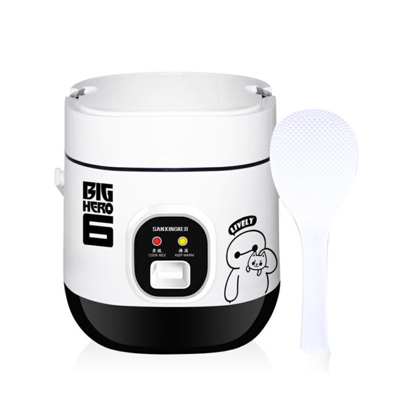 For 1-2 Person Portable Mini Electric Rice Cooker 1.2L Small Rice Cook 3 Cups AU