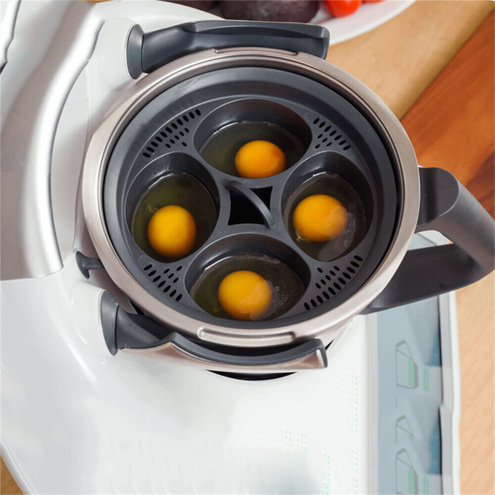 4-Egg Egg Poacher Insert Non-Stick Egg Poacher Accessory For Thermomi