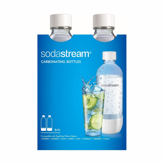 2 x Soda Stream 1L Carbonating Bottle for Drink Sparkling Soda Maker AU
