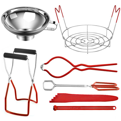 7Pcs Canning Supplies Starter Kit Canning Tools Stainless Steel Canning Rack ww