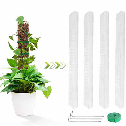 4pcs Moss Pole Vine Plant Up Growing Stick Rack Climbing Plant Support Stand AU