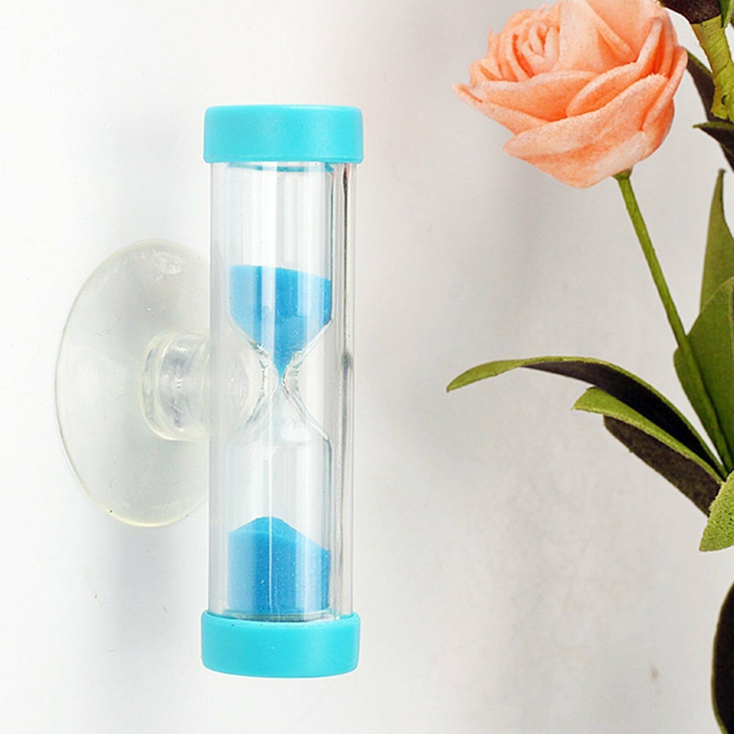 3pcs Sandglass Hourglass for Tooth Brushing Shower Timer Suction Cup Count Down