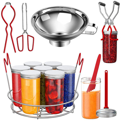 7Pcs Canning Supplies Starter Kit Canning Tools Stainless Steel Canning Rack ww