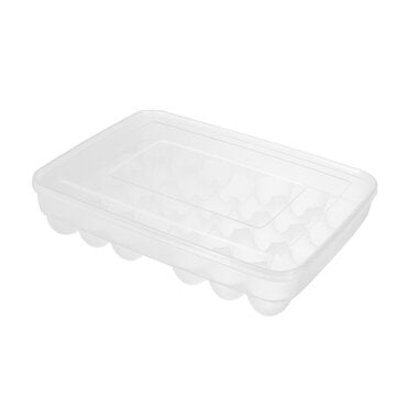 PP Transparent Egg Storage Box Outdoor Camping Traveling Food Storage Box Stackable Egg Holder