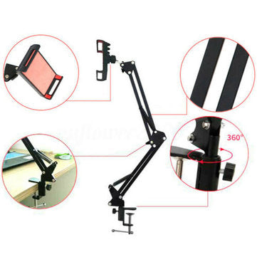 Desktop Bed Office Kitchen 360 Degree Rotation Flexible Lazy Long Arm Phone Holder Tablet Stand for Smart Phone Tablet