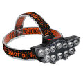 12Pcs P90 LED Headlamp USB Rechargeable 4 Long-range Light Modes Fishing LED Headlight Bike HeadLamps