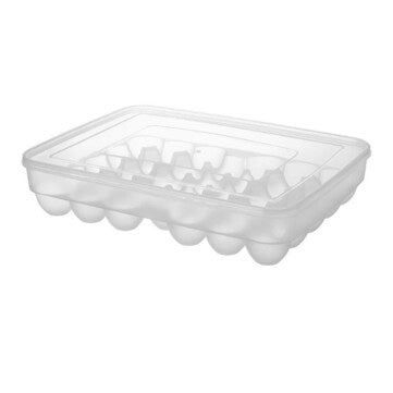 PP Transparent Egg Storage Box Outdoor Camping Traveling Food Storage Box Stackable Egg Holder