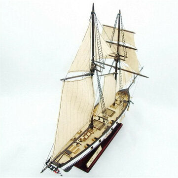 380x130x270mm DIY Ship Assembly Model Kits Classical Wooden Sailing Boats Scale Model Decoration