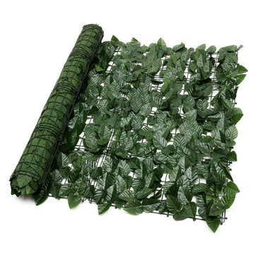Expanding 1*3M Artificial Lvy Leaf Wall Fence Green Garden Screen Hedge Decorations