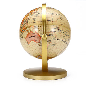 World Globe Map 360°Rotating World Globe Earth Map Geography Education Toy Home Decoration Office Ornament Kids Gift