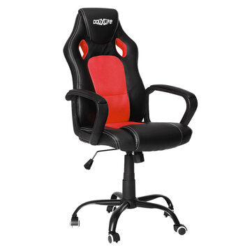 Douxlife® Classic GC-CL01 Gaming Chair Flexible Rocking Design with PU Material High Breathability Mesh Widened Seat for Home Office