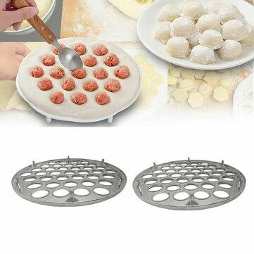 37 Holes Dumpling Mould Maker Ravioli Aluminum Mold Pelmeni Kitchen DIY Tool