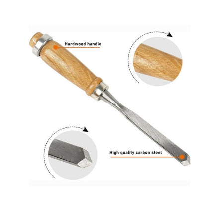 12Pcs Wood Working Wood Carving Hand Chisel Professional Gouges Tool Set