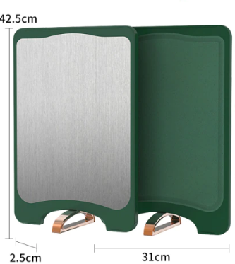 Double-sided chopping board antibacterial and mildew proof household stainless steel