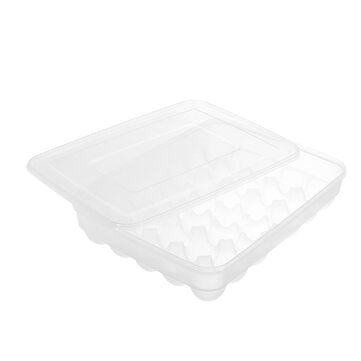 PP Transparent Egg Storage Box Outdoor Camping Traveling Food Storage Box Stackable Egg Holder