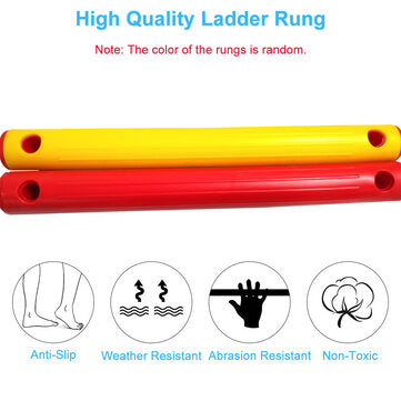 6-Rung Colorful Swing Ladder Children Climbing Rope Ladder Toys Outdoor Leisure Physical Fitness Training Climbing Ladder