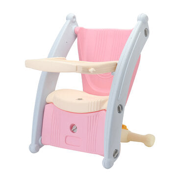3-in-1 Baby Chair with Lights Music Multifunctional Rocking Chair Dining Chair Rocking Horse Stable Plastic Children's Toys Gifts