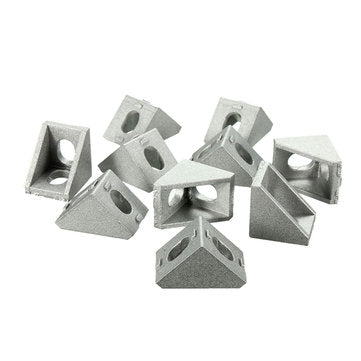Suleve™ AJ20 Aluminium Angle Corner Joint 20x20mm Right Angle Bracket Furniture Fittings 10pcs