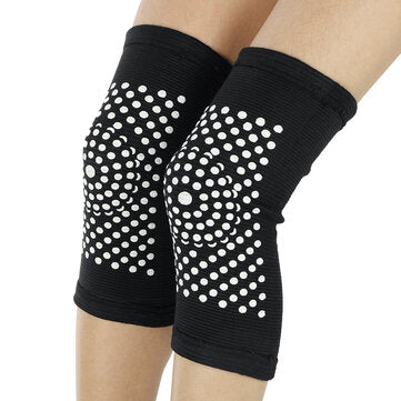 Pair Self Heating Knee Pads Magnetic Therapy Pain Relief Arthritis Brace Size L