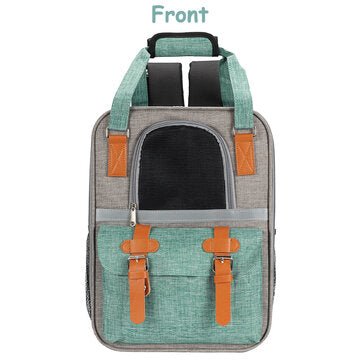 Pet Travel Carrier Backpack 20lbs Cat Dog Foldable Back Bag with Removable Mat Puppy Supplies