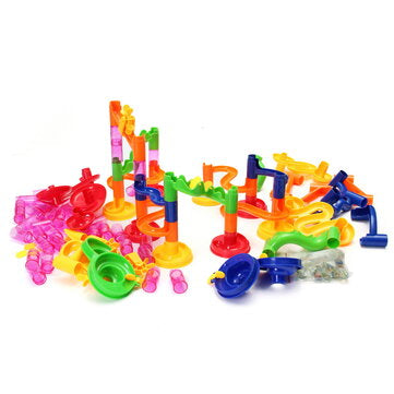 105Pcs DIY Track Ball Toy Building Blocks Intelligence Development Children Race Track Toys Gift