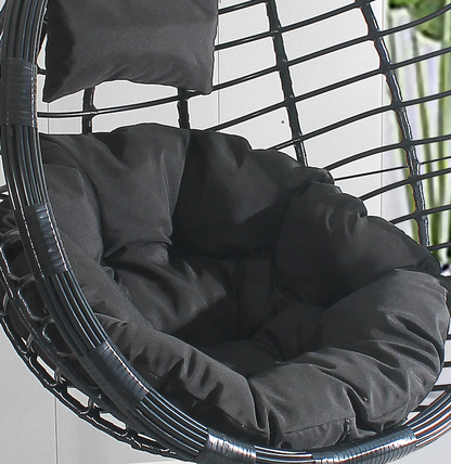 Egg Chair Hanging LUXURY model - Grey Basket