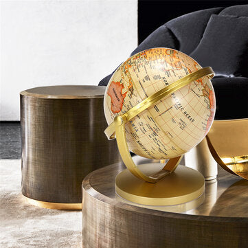 World Globe Map 360°Rotating World Globe Earth Map Geography Education Toy Home Decoration Office Ornament Kids Gift