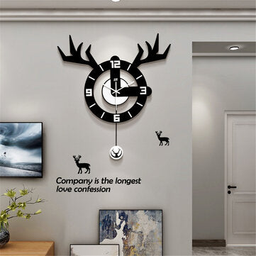 Digital Wall Clock DIY 3D Sticker Watch Clock Home Living Room Office Wall Decoration Creative Gifts for Friends