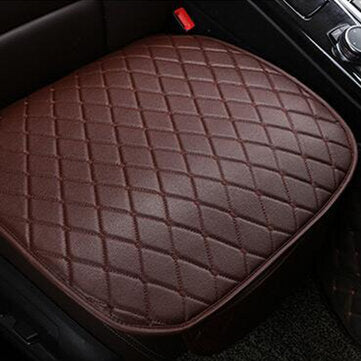 3Pcs Car Seat Cover Universal PU Leather Protector Cushion Front Rear