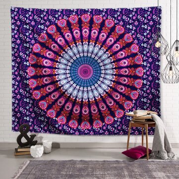 210*150cm Mandala Tapestry Room Wall Hanging Art Tapestry Pictures Camping Tent Sofa Cover Bedspread Home Office Decoration