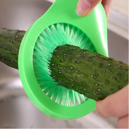 Fruit Vegetable Cleaner Tools Corn Yam Radish Wash Brush Round Vegetable Surface