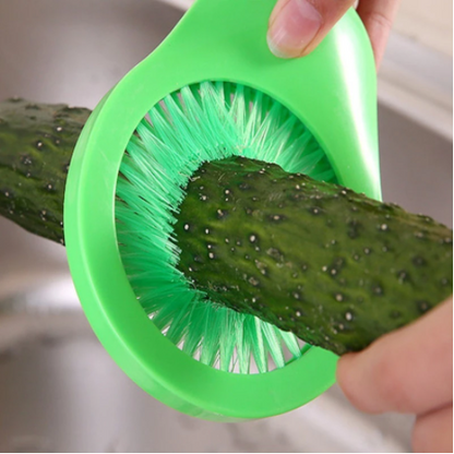 Fruit Vegetable Cleaner Tools Corn Yam Radish Wash Brush Round Vegetable Surface