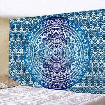 210*150cm Mandala Tapestry Room Wall Hanging Art Tapestry Pictures Camping Tent Sofa Cover Bedspread Home Office Decoration