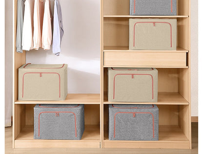 Fabric Storage Box Foldable Clothes Bag Laundry Finishing Wardrobe Toy Storage Cabinet Pet House Car Trunk Organizer Box