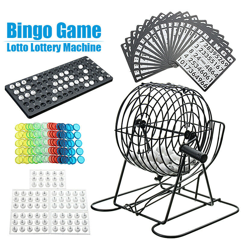 Bingo Game Lotto Lottery Cage 75 Balls Machine