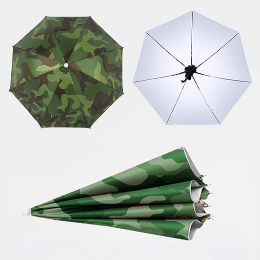 Sun Umbrella Hat Outdoor Rain Foldable